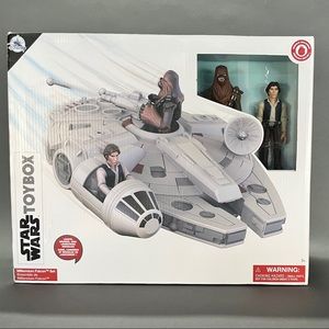 *BOTH Star Wars Millennium Falcon and Tie Fighter Play Sets